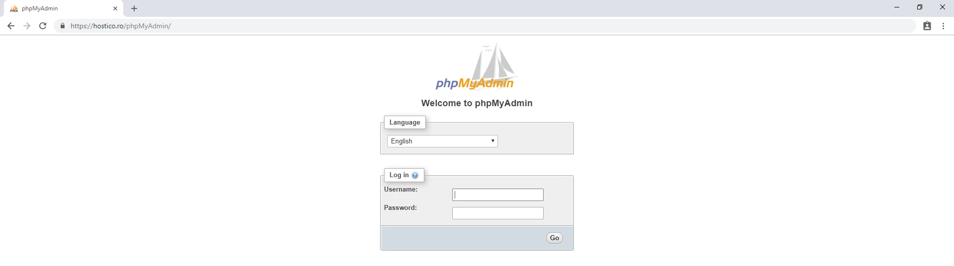 доступ до phpMyAdmin