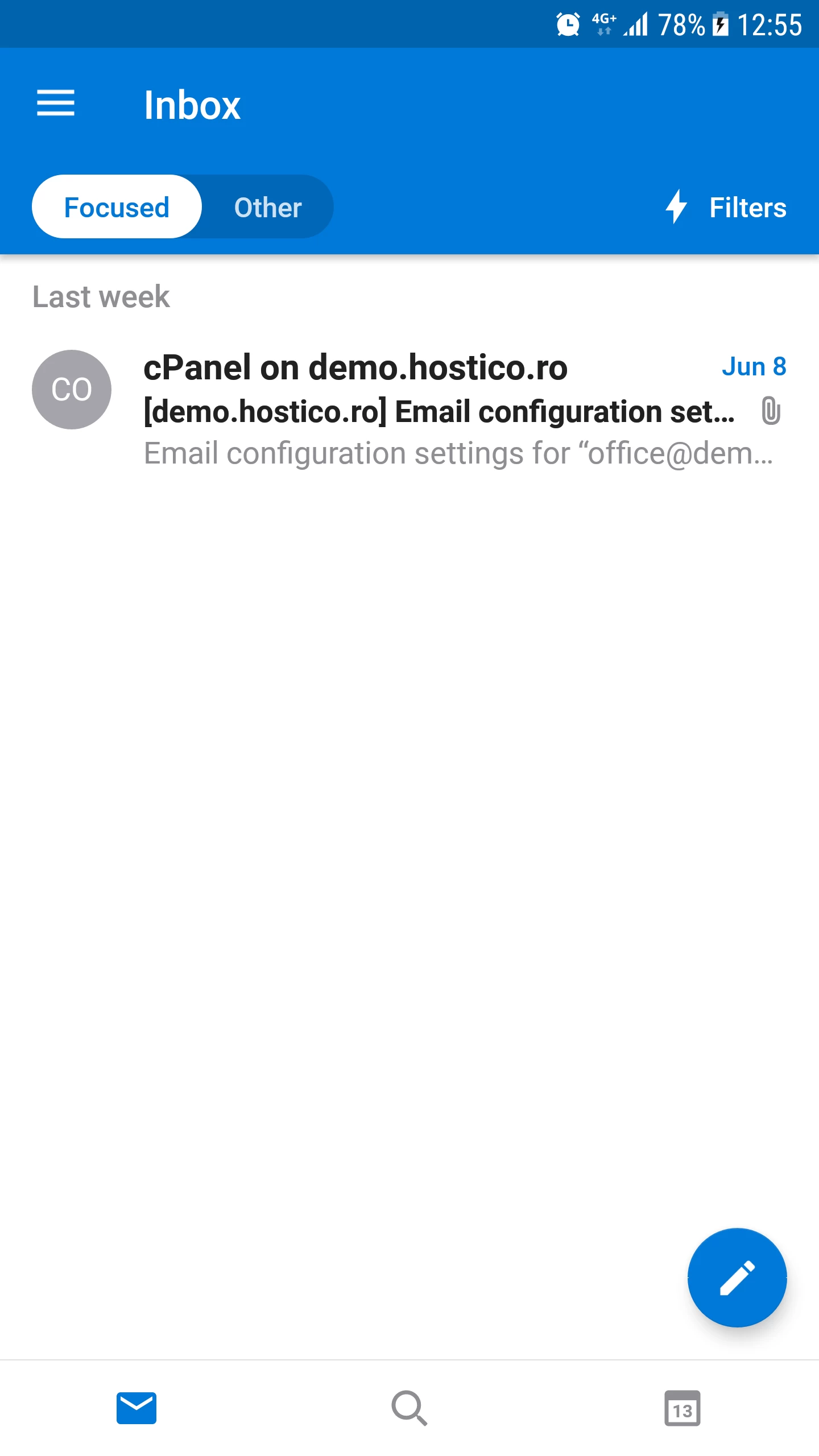 Folosirea casutei de e-mail