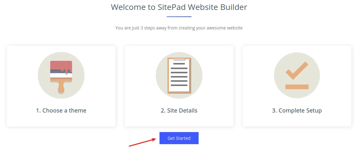 Початок процедури створення