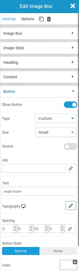 Меню налаштування