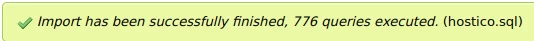 phpmyadmin import sql